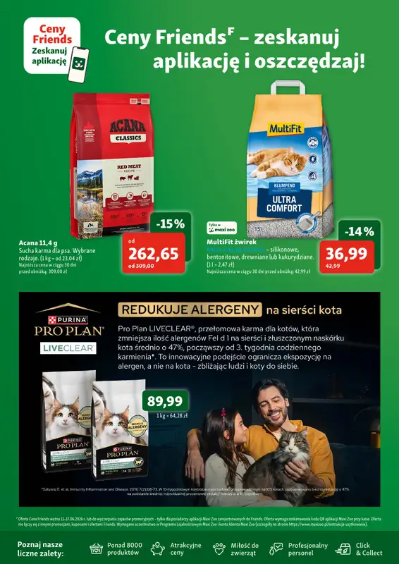 MAXI ZOO - gazetka promocyjna Gazetka  do środy 17.06 - strona 18