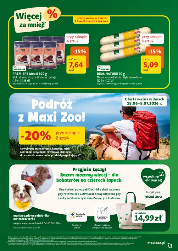 MAXI ZOO - gazetka promocyjna Gazetka  do środy 17.06 - strona 19