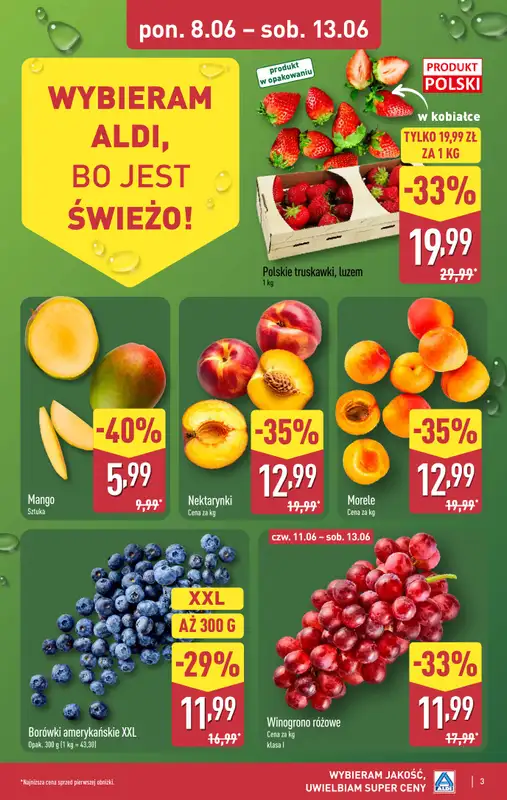 Aldi - gazetka promocyjna Pełny katalog! od poniedziałku 08.06 do soboty 13.06 - strona 3