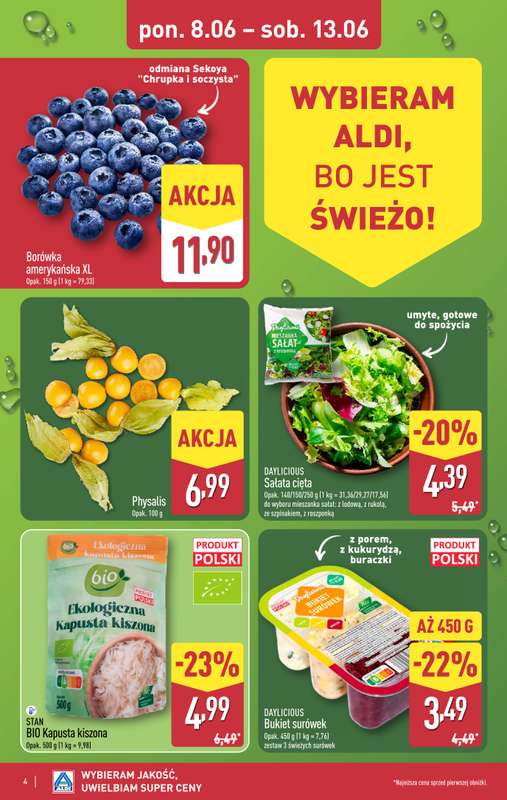 Aldi - gazetka promocyjna Pełny katalog! od poniedziałku 08.06 do soboty 13.06 - strona 4