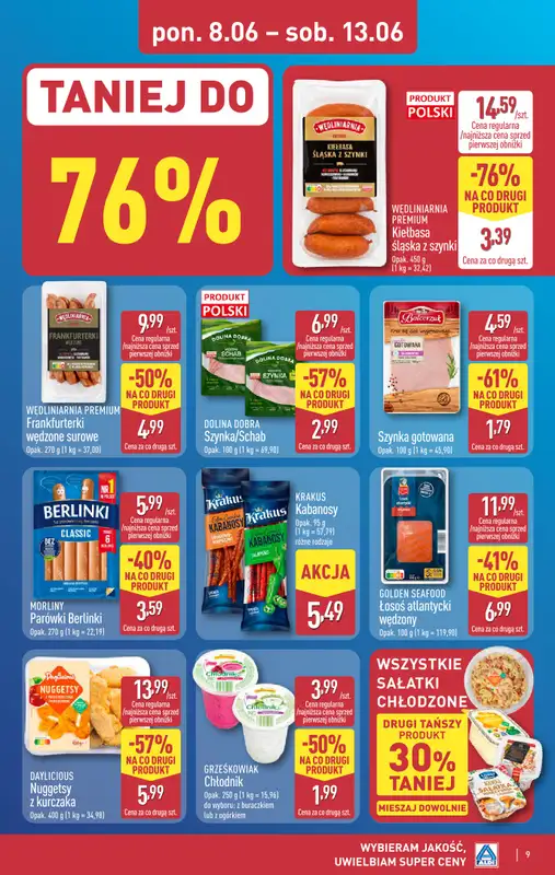 Aldi - gazetka promocyjna Pełny katalog! od poniedziałku 08.06 do soboty 13.06 - strona 9