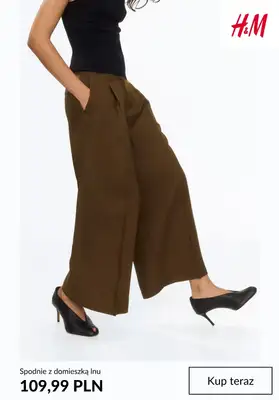 H&M - gazetka promocyjna Spodnie lniane od soboty 13.06  - strona 3