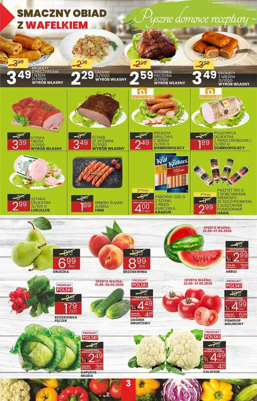 Wafelek - gazetka promocyjna Gazetka od wtorku 16.06 do soboty 27.06 - strona 3