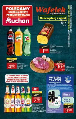 Wafelek - gazetka promocyjna Gazetka od wtorku 16.06 do soboty 27.06