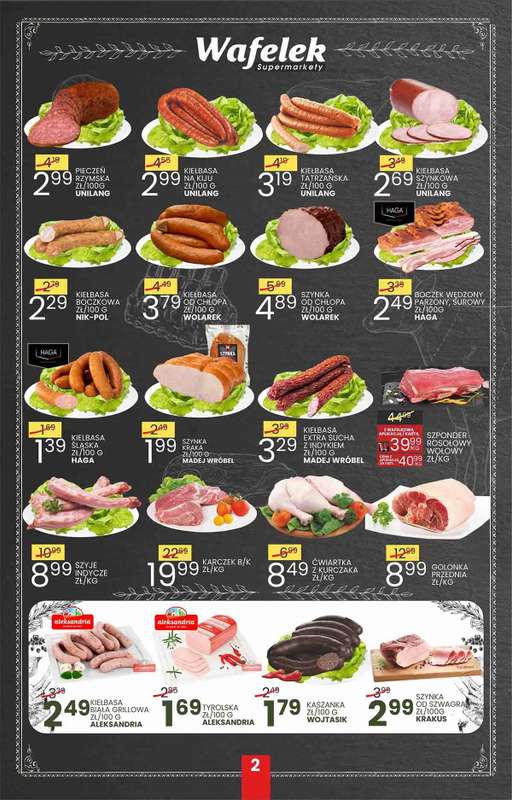 Wafelek - gazetka promocyjna Gazetka od wtorku 16.06 do soboty 27.06 - strona 2