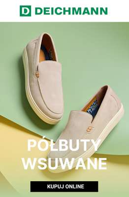 Deichmann - gazetka promocyjna Półbuty wsuwane męskie od soboty 13.06 