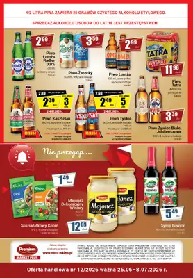 Premium Nasz Sklep - gazetka promocyjna Gazetka Premium Market Plus od czwartku 25.06 do środy 08.07 - strona 8