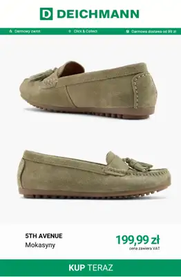 Deichmann - gazetka promocyjna Mokasyny damskie od piątku 12.06  - strona 8