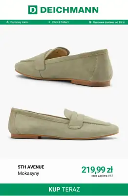 Deichmann - gazetka promocyjna Mokasyny damskie od piątku 12.06  - strona 4