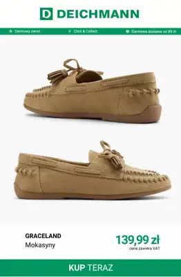 Deichmann - gazetka promocyjna Mokasyny damskie od piątku 12.06  - strona 7