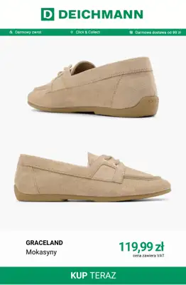 Deichmann - gazetka promocyjna Mokasyny damskie od piątku 12.06  - strona 2