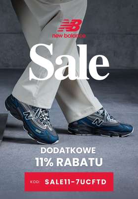 New Balance - gazetka promocyjna Extra rabat z kodem! od piątku 12.06 do niedzieli 14.06