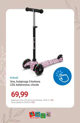 Smyk - gazetka promocyjna Do -30% rowerki, hulajnogi i zabawki ogrodowe od piątku 12.06 do wtorku 07.07 - strona 9