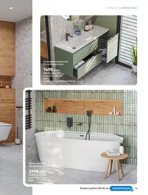 Castorama - gazetka promocyjna Katalog Łazienki | Stylowe projekty od piątku 12.06 do wtorku 30.06 - strona 21