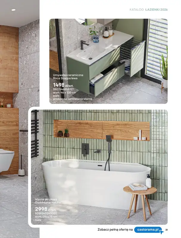 Castorama - gazetka promocyjna Katalog Łazienki | Stylowe projekty od piątku 12.06 do wtorku 30.06 - strona 21