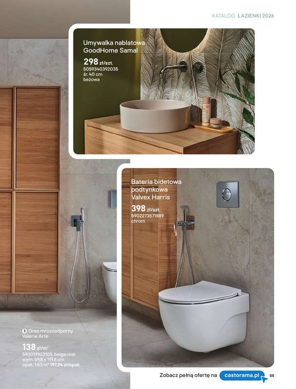 Castorama - gazetka promocyjna Katalog Łazienki | Stylowe projekty od piątku 12.06 do wtorku 30.06 - strona 45