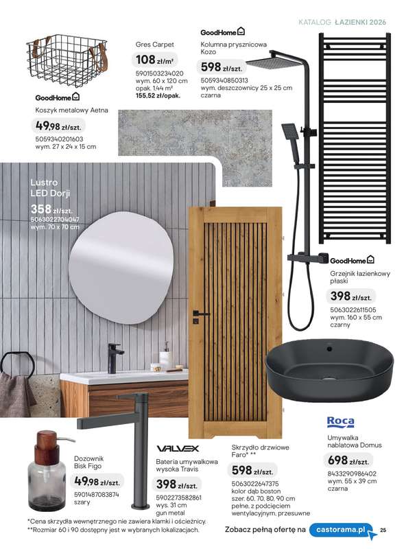 Castorama - gazetka promocyjna Katalog Łazienki | Stylowe projekty od piątku 12.06 do wtorku 30.06 - strona 15