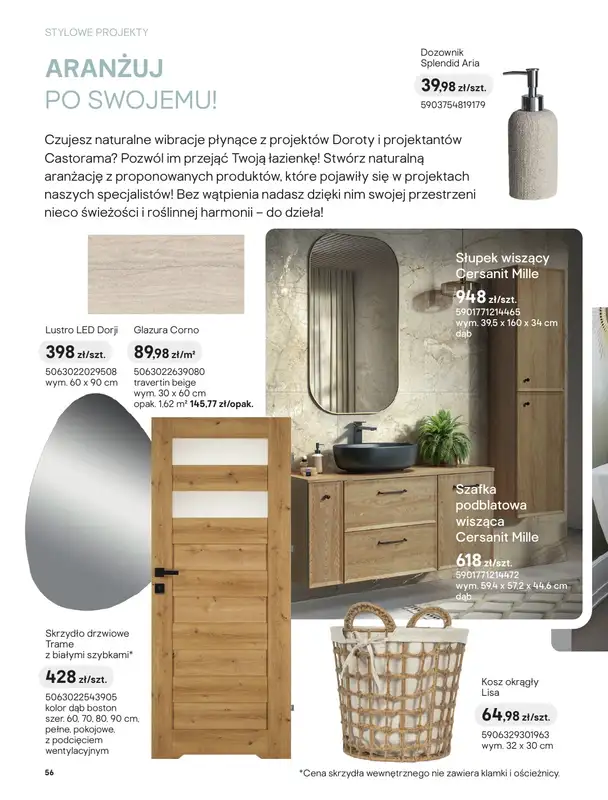 Castorama - gazetka promocyjna Katalog Łazienki | Stylowe projekty od piątku 12.06 do wtorku 30.06 - strona 46