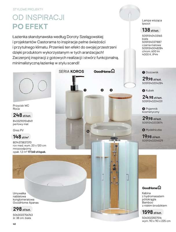 Castorama - gazetka promocyjna Katalog Łazienki | Stylowe projekty od piątku 12.06 do wtorku 30.06 - strona 30