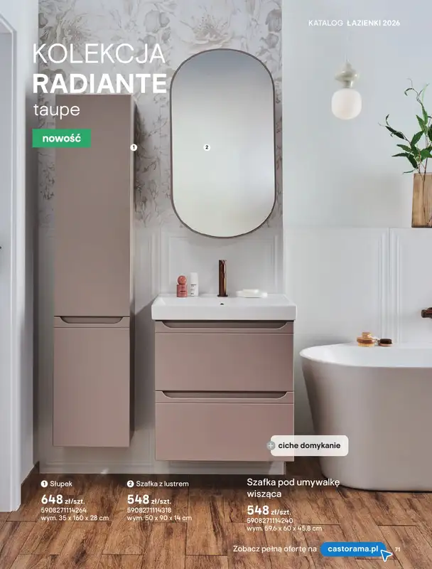 Castorama - gazetka promocyjna Katalog Łazienki | Kolekcje mebli od piątku 12.06 do wtorku 30.06 - strona 13