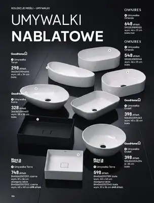 Castorama - gazetka promocyjna Katalog Łazienki | Kolekcje mebli od piątku 12.06 do wtorku 30.06 - strona 48