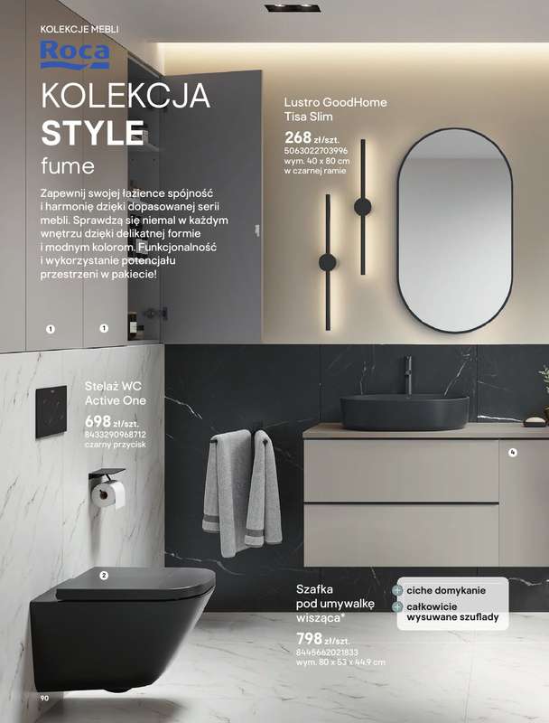 Castorama - gazetka promocyjna Katalog Łazienki | Kolekcje mebli od piątku 12.06 do wtorku 30.06 - strona 32