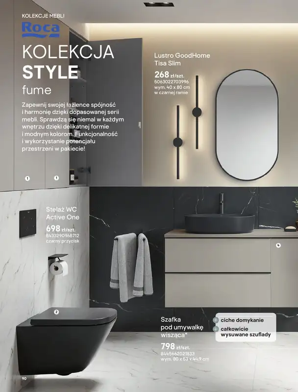Castorama - gazetka promocyjna Katalog Łazienki | Kolekcje mebli od piątku 12.06 do wtorku 30.06 - strona 32