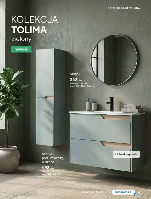Castorama - gazetka promocyjna Katalog Łazienki | Kolekcje mebli od piątku 12.06 do wtorku 30.06 - strona 47