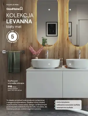 Castorama - gazetka promocyjna Katalog Łazienki | Kolekcje mebli od piątku 12.06 do wtorku 30.06 - strona 14