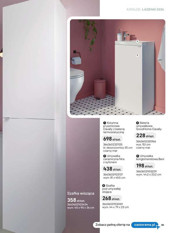Castorama - gazetka promocyjna Katalog Łazienki | Kolekcje mebli od piątku 12.06 do wtorku 30.06 - strona 27