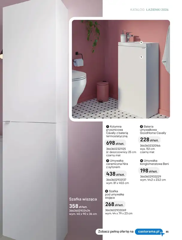 Castorama - gazetka promocyjna Katalog Łazienki | Kolekcje mebli od piątku 12.06 do wtorku 30.06 - strona 27