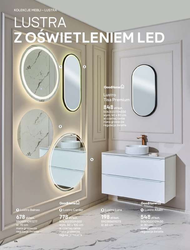 Castorama - gazetka promocyjna Katalog Łazienki | Kolekcje mebli od piątku 12.06 do wtorku 30.06 - strona 56