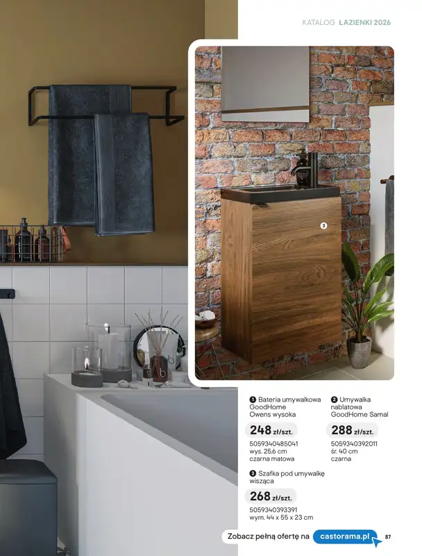 Castorama - gazetka promocyjna Katalog Łazienki | Kolekcje mebli od piątku 12.06 do wtorku 30.06 - strona 29