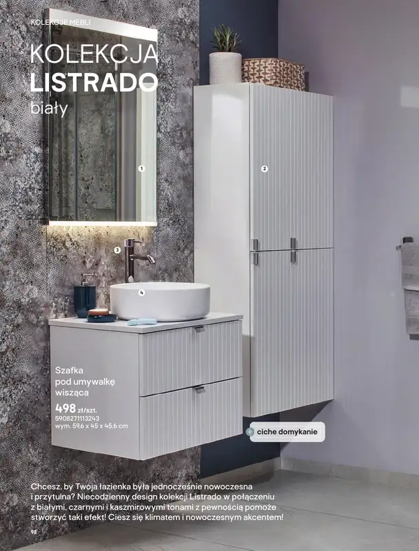 Castorama - gazetka promocyjna Katalog Łazienki | Kolekcje mebli od piątku 12.06 do wtorku 30.06 - strona 40