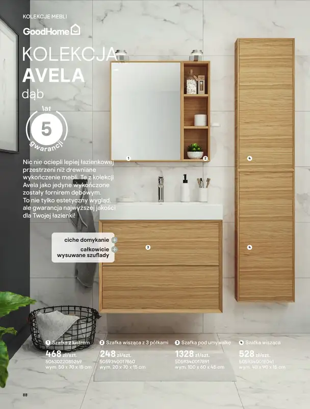 Castorama - gazetka promocyjna Katalog Łazienki | Kolekcje mebli od piątku 12.06 do wtorku 30.06 - strona 30