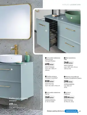 Castorama - gazetka promocyjna Katalog Łazienki | Kolekcje mebli od piątku 12.06 do wtorku 30.06 - strona 7