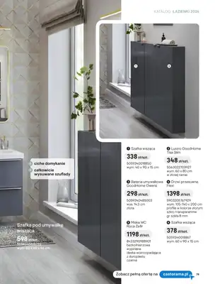Castorama - gazetka promocyjna Katalog Łazienki | Kolekcje mebli od piątku 12.06 do wtorku 30.06 - strona 21
