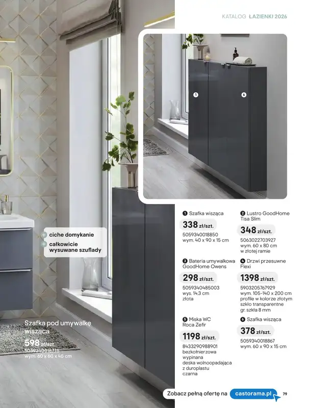 Castorama - gazetka promocyjna Katalog Łazienki | Kolekcje mebli od piątku 12.06 do wtorku 30.06 - strona 21