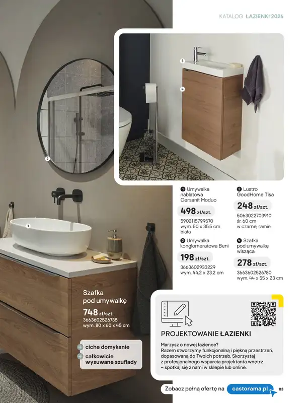 Castorama - gazetka promocyjna Katalog Łazienki | Kolekcje mebli od piątku 12.06 do wtorku 30.06 - strona 25