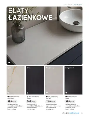 Castorama - gazetka promocyjna Katalog Łazienki | Kolekcje mebli od piątku 12.06 do wtorku 30.06 - strona 53