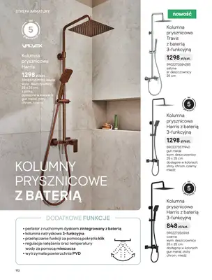 Castorama - gazetka promocyjna Katalog Łazienki | Strefa armatury od piątku 12.06 do wtorku 30.06 - strona 36
