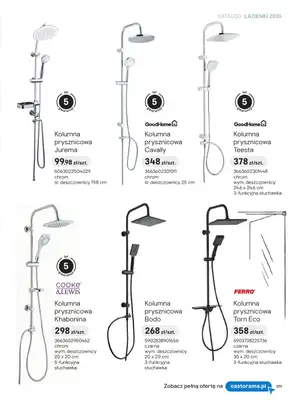 Castorama - gazetka promocyjna Katalog Łazienki | Strefa armatury od piątku 12.06 do wtorku 30.06 - strona 35