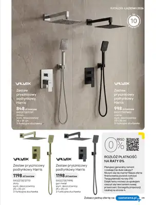 Castorama - gazetka promocyjna Katalog Łazienki | Strefa armatury od piątku 12.06 do wtorku 30.06 - strona 43