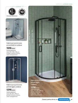 Castorama - gazetka promocyjna Katalog Łazienki | Kabiny i wanny od piątku 12.06 do wtorku 30.06 - strona 5