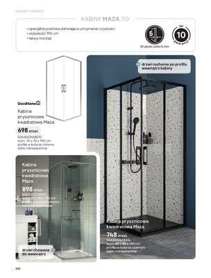 Castorama - gazetka promocyjna Katalog Łazienki | Kabiny i wanny od piątku 12.06 do czwartku 31.12 - strona 20