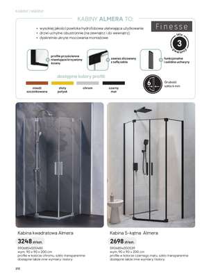 Castorama - gazetka promocyjna Katalog Łazienki | Kabiny i wanny od piątku 12.06 do czwartku 31.12 - strona 30