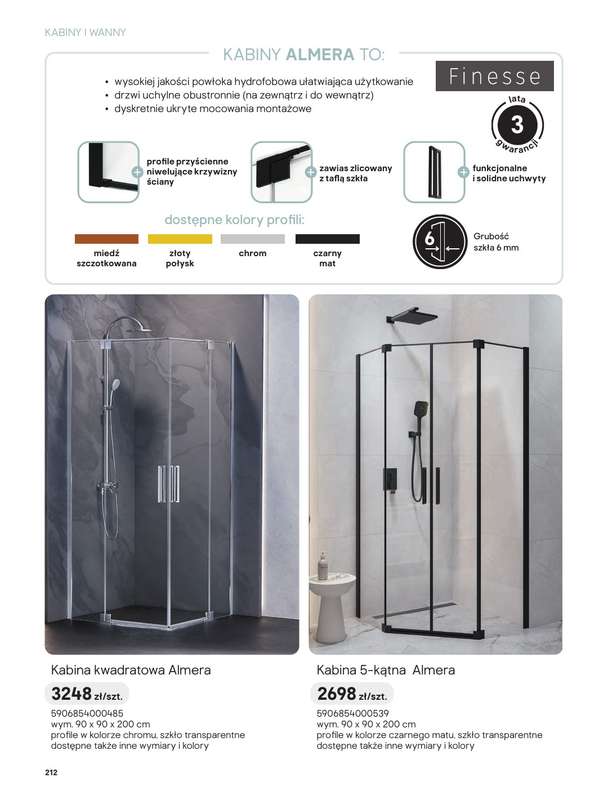 Castorama - gazetka promocyjna Katalog Łazienki | Kabiny i wanny od piątku 12.06 do czwartku 31.12 - strona 30