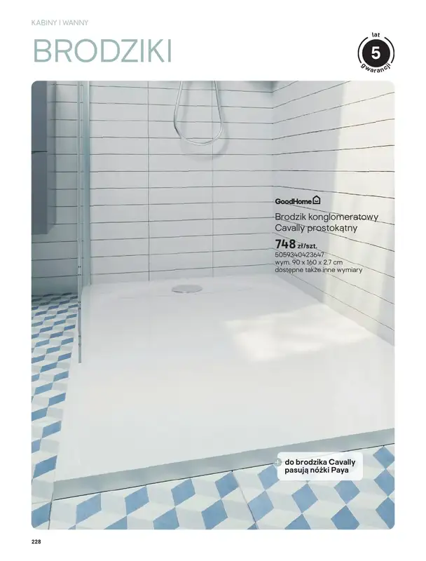 Castorama - gazetka promocyjna Katalog Łazienki | Kabiny i wanny od piątku 12.06 do wtorku 30.06 - strona 46