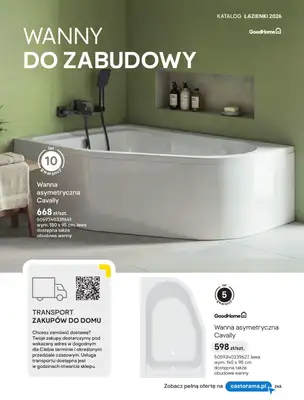 Castorama - gazetka promocyjna Katalog Łazienki | Kabiny i wanny od piątku 12.06 do wtorku 30.06 - strona 63