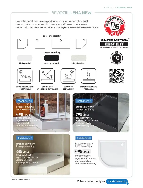 Castorama - gazetka promocyjna Katalog Łazienki | Kabiny i wanny od piątku 12.06 do wtorku 30.06 - strona 51